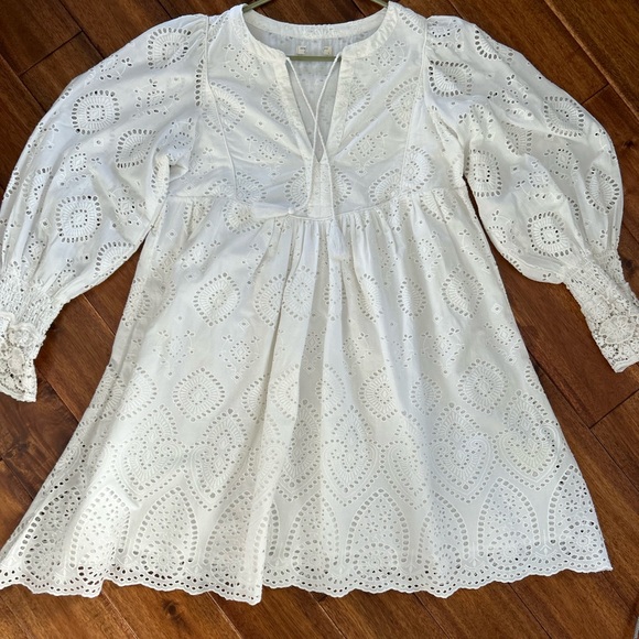 Spell &The Gypsy White Dylan Smock Dress - Picture 2 of 13